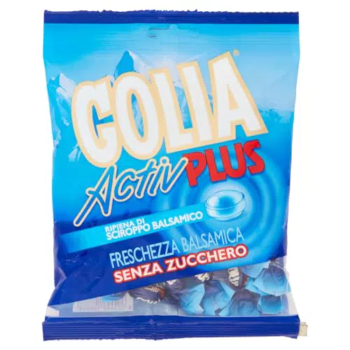 Golia Activ Plus Caramelle Balsamiche Senza Zucchero con Mentolo ed Eucaliptolo