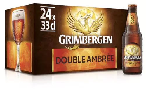 Grimbergen Birra Double Ambree - Bottiglie da 330 ml