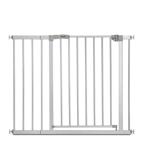 Hauck Cancelletto di Sicurezza Stop N Safe 2 Fissaggio a Pressione per Porte e Scale