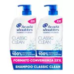 Head & Shoulders Shampoo Antiforfora Classic Clean per Capelli Grassi