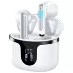 HKERR Cuffie Bluetooth 5.3 con Cancellazione Rumore e Display LED Impermeabili