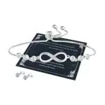 HOHOTANG Bracciale Donna Argento 925 Infinito - Regalo per Compleanno e Amiche