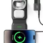 INIU Caricatore Wireless 3 in 1 MagSafe per iPhone, Apple Watch e AirPods