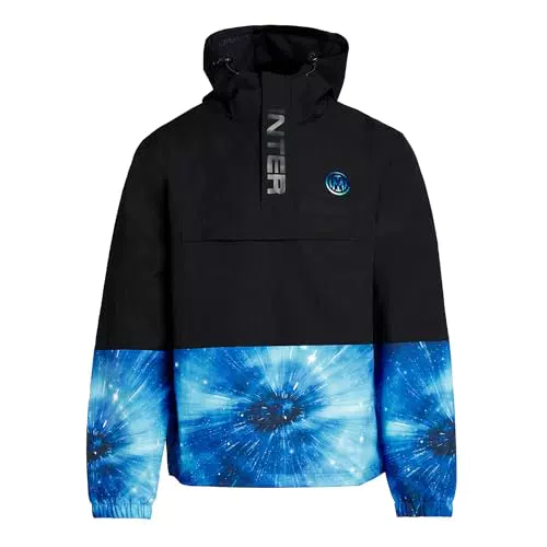 Inter FC Felpa con Cappuccio Galaxy Unisex - Prodotto Ufficiale per Tifosi