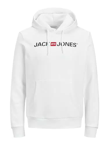 Jack & Jones Jjecorp Logo Sweat Hood Felpa con Cappuccio Uomo