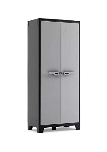 Keter Armadio Portascope Titan con 8 Ripiani Pieghevoli per Interni ed Esterni