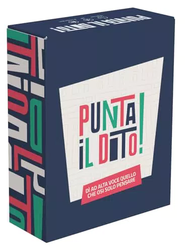 KICÉKI Punta il Dito - Gioco di Carte per Adulti e Famiglie con 400 Domande