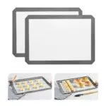 KitchenRaku Tappetini da forno in silicone riutilizzabili per cucina