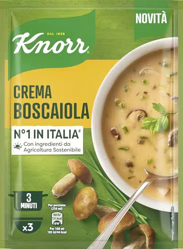 Knorr Crema Boscaiola Vegetariana, Piatti Pronti con Verdure Sostenibili