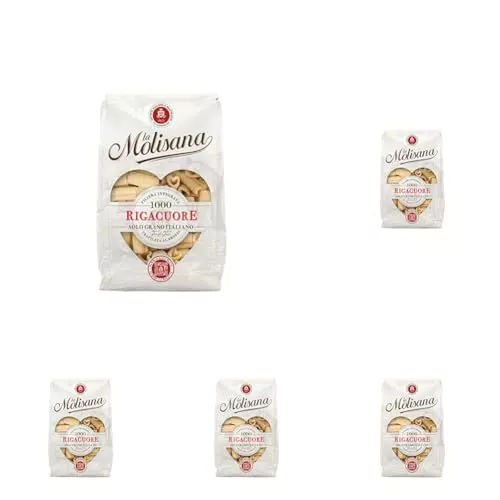 La Molisana Rigacuore n. 1000 - Pasta di Grano Italiano Trafilata al Bronzo
