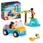 LEGO Friends Beach Buggy con Tavola da Surf e Mini Bamboline - Giochi Estivi