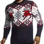 Leif Nelson Maglione Uomo Felpa a Maglia Girocollo LN-20761 Azul Medium