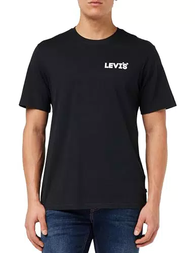 Levi's T-Shirt Uomo Relaxed Fit con Logo Headline