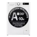LG Lavasciuga AI DD D4R5010TSWS, Classe A, TurboWash360, Steam, Eco Hybrid