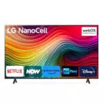 LG NanoCell 55NANO81T6A - Smart TV 4K, Processore α5 Gen7, Alexa, webOS 24