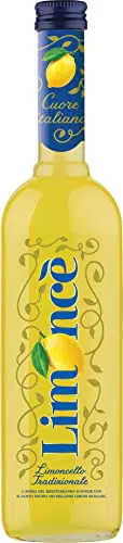 Limoncé Limoncello Naturale 100% da Limoni Siciliani senza Coloranti e Aromi