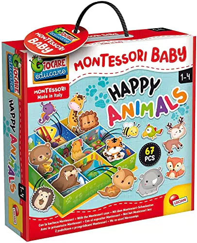 Lisciani Giochi Montessori Baby Happy Animals - Gioco Educativo per Bambini