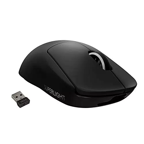 Logitech G PRO X SUPERLIGHT Mouse Gaming Wireless, Sensore HERO 25K