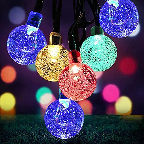 Luci Natale Solari Esterno - Catena Luminosa 8 Modalità per Giardino e Patio
