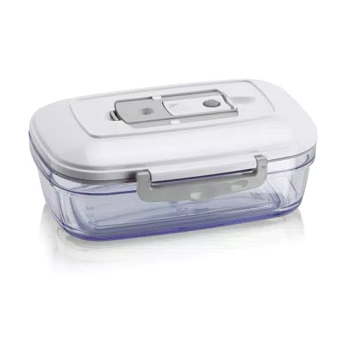 Magic Vac Contenitore Sottovuoto per Alimenti Ermetico 1L BPA-Free Made in Italy