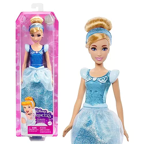 Mattel Cenerentola - Bambola con accessori ispirati al film, 3+ anni, HLW06