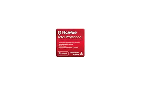 McAfee Total Protection 2025 - Software di sicurezza con VPN e gestore password