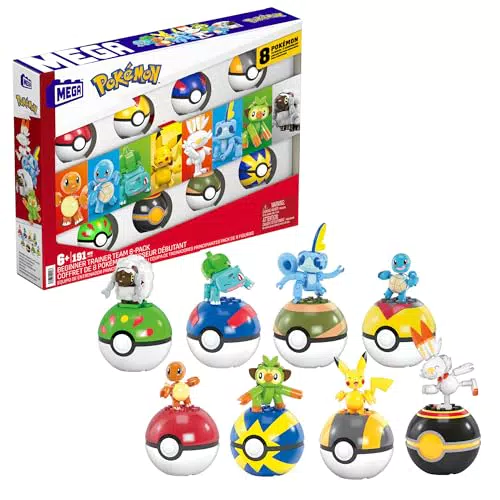 Pokémon Set Allenatore Principiante con 8 Personaggi - Modello HTJ75