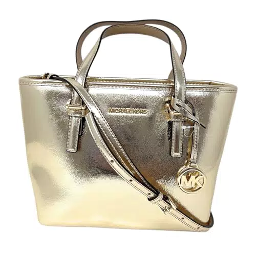 Michael Kors Borsa tote da donna XS Carry All Jet Set Travel in pelle liscia
