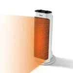 Midea NTH20-19JE Stufetta Elettrica Basso Consumo con Termoventilatore 2000W