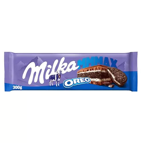 Milka MMMAX Crema Oreo - Tavoletta di Cioccolato al Latte con Ripieno Oreo