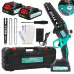 Mini Motosega a Batteria per Potatura 6 con Motore Brushless e Batteria 2000mAh
