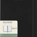 Moleskine Planner Settimanale 2024-2025 con Copertina Rigida e Chiusura Elastica