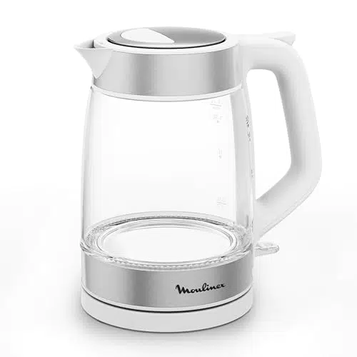 Moulinex Bollitore Elettrico in Vetro 1,7 L Modello BY6R5130 - Facile da Pulire