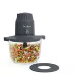 Moulinex Choppeo DJ602110 - Tritatutto con Recipiente in Vetro, 1 L, 2 Velocità