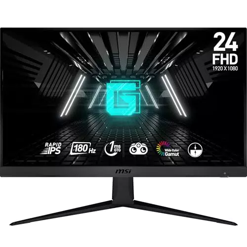 MSI G2412F Monitor Gaming 23,8" FHD, 180 Hz, 1 ms, Adaptive Sync, DP e HDMI