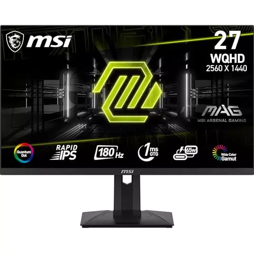MSI MAG 274QRF QD Monitor Gaming 27" WQHD, 180 Hz, DisplayHDR 400