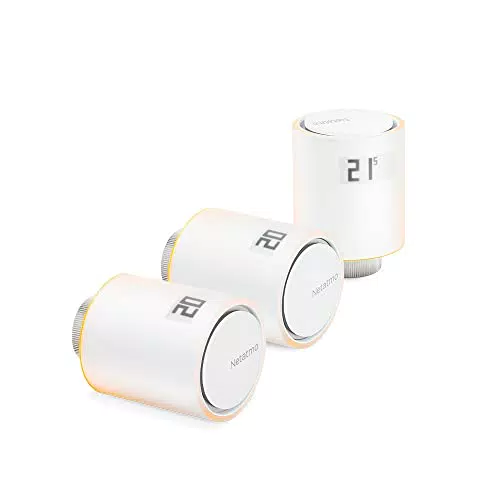 Netatmo Teste Termostatiche Intelligenti per Radiatori - Modello NBU-NAV-EU