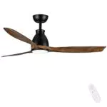 Newday Ventilatore da Soffitto con Luce LED e Telecomando Silenzioso