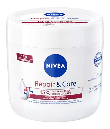 NIVEA Crema Corpo Repair & Care Urea - Idratante per pelle secca e ruvida