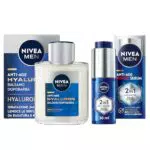 NIVEA MEN Cofanetto Uomo con Siero Antirughe e Balsamo Dopobarba Anti-Age