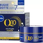 NIVEA Q10 Crema Viso Notte Anti-Rughe Extra Rigenerante con Acido Ialuronico