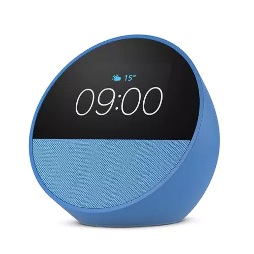 Amazon Echo Spot 2024 - Sveglia intelligente con audio di qualità e Alexa