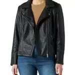 ONLY CARMAKOMA Giacca Biker Caremmy in Faux Leather per Donna