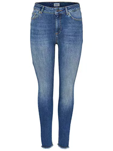 Only NOS Onlblush Mid SK Ank Raw JNS Rea0918 Noos Jeans Skinny
