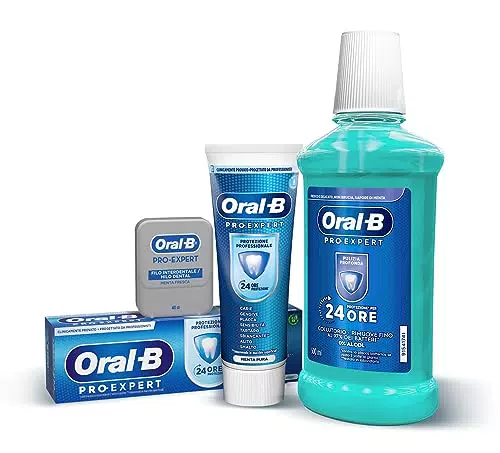 Oral-B Pro-Expert: Set Completo per Igiene Orale con Dentifricio, Filo e Collutorio