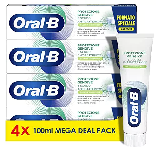 Oral B Dentifricio Protezione Gengive e Scudo Antibatterico