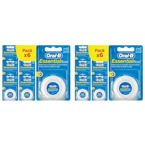 Oral-B Filo Interdentale Cerato Essential Floss 50m - Resistente e Sfilacciamenti