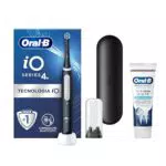 Oral-B Spazzolino Elettrico Ricaricabile iO 4 con Testina di Ricambio e Dentifricio
