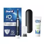Oral-B Spazzolino Elettrico Ricaricabile iO 4 con Testina di Ricambio e Dentifricio
