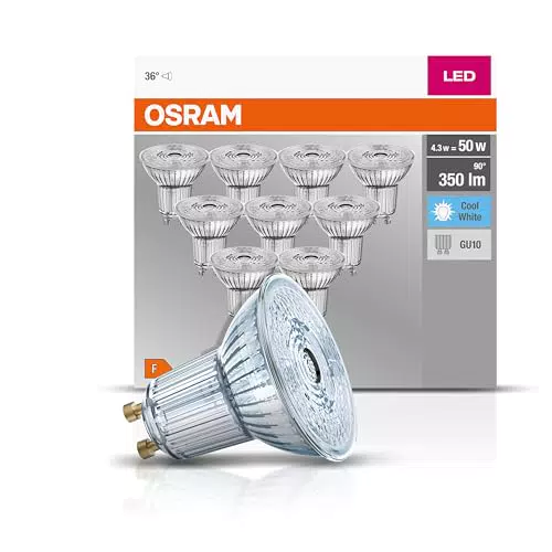 Osram Lampada LED GU10 3.6W Luce Neutra - Efficienza Energetica e Luminosità
